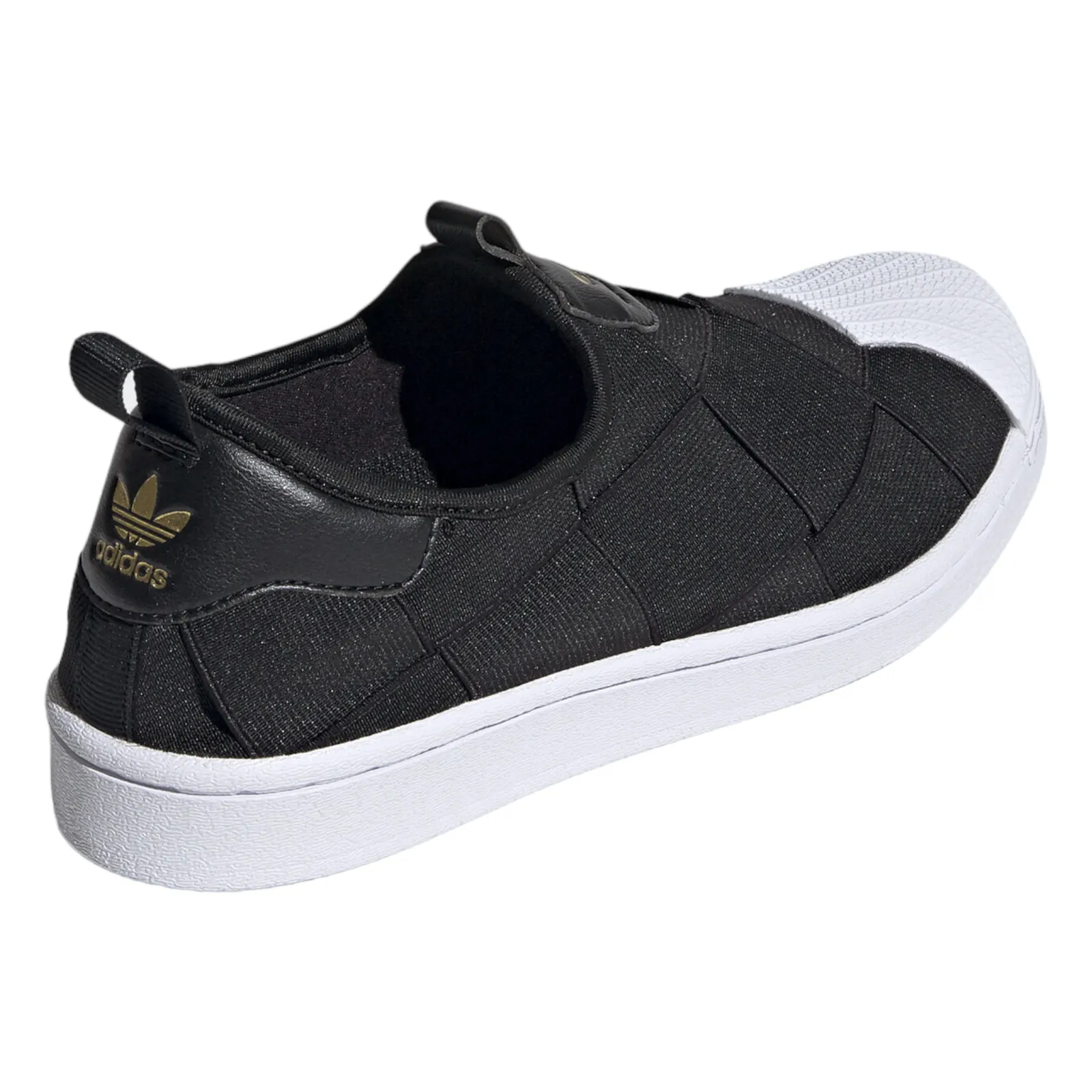 adidas Originals Womens Superstar Slip-on Shoes - Black / White