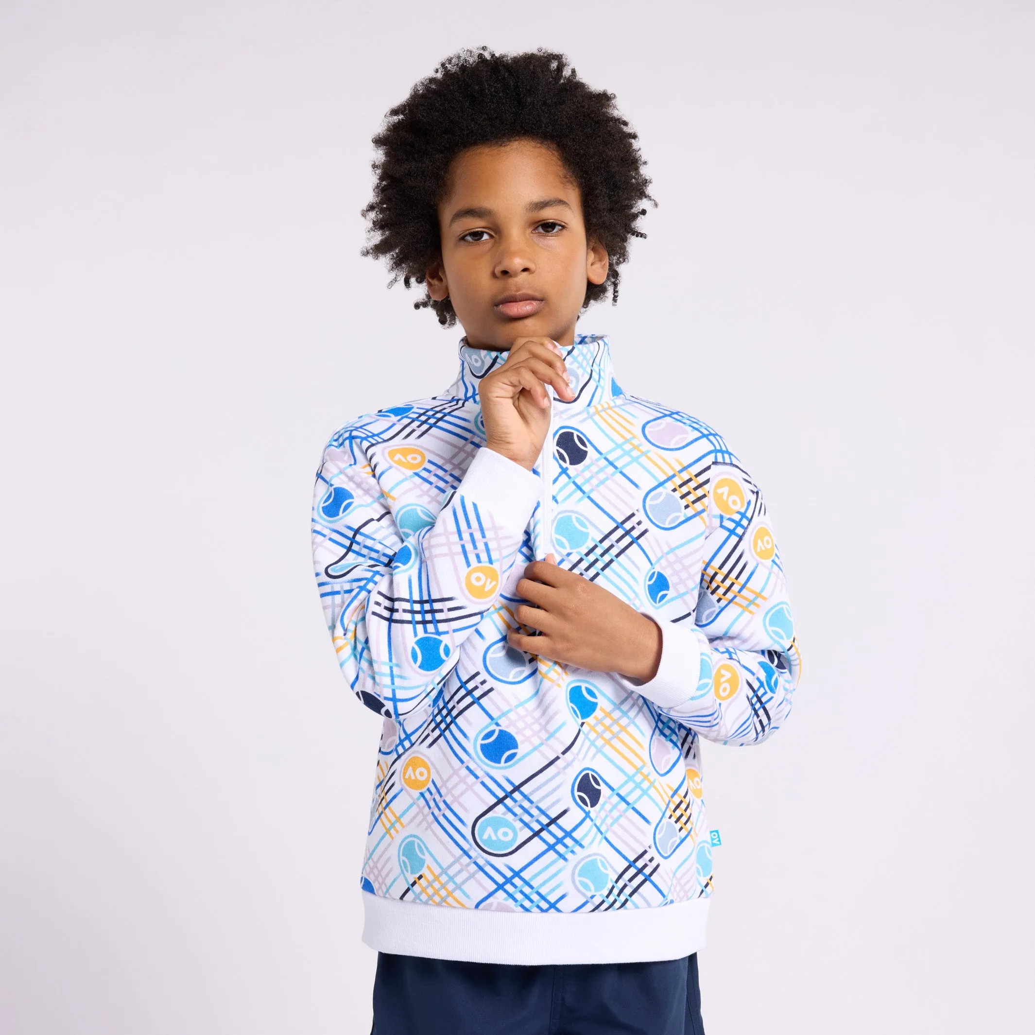 Boy's Geometric Sweatshirt
