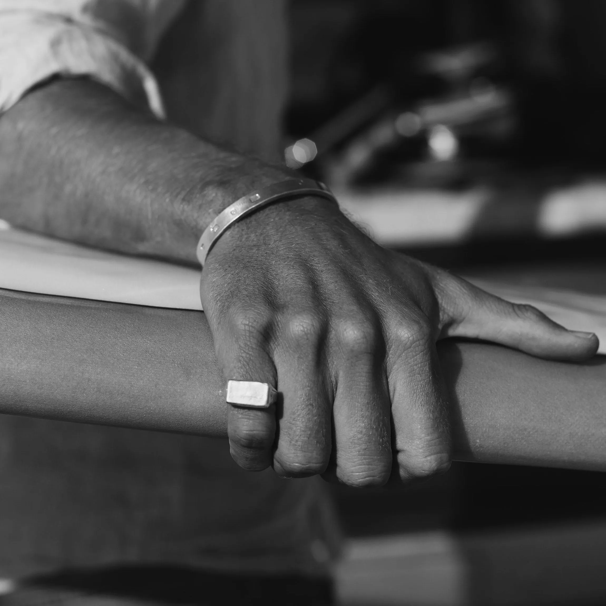 Buy the Rectangle Gold Signet Ring from British Jewellery Designer Daniella Draper