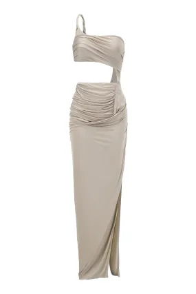 CINCHED ASYMMETRIC DRESS GRIEGE