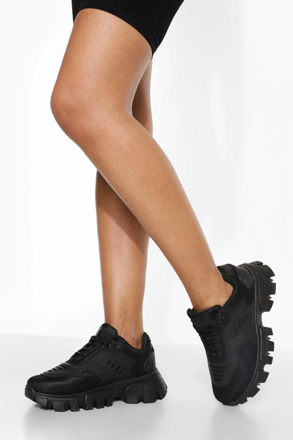 Cleated Sole Sneakers