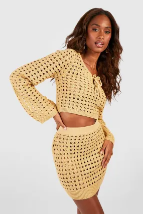 Crochet Mini Skirt