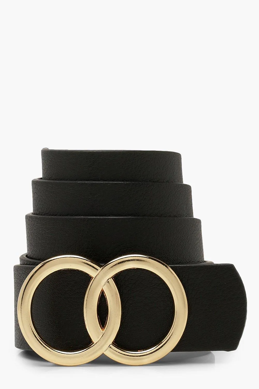 Double Ring Detail Boyfriend Belt