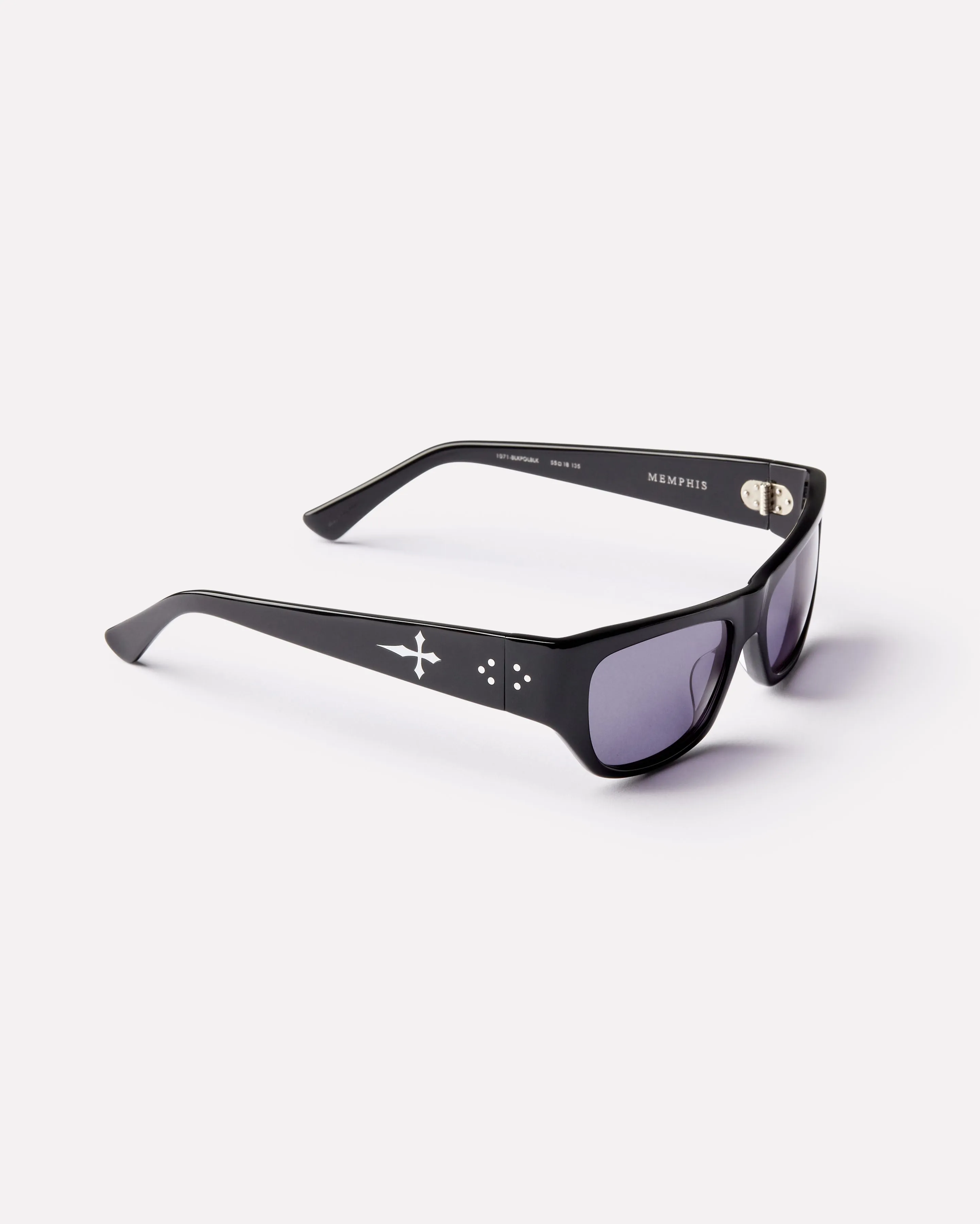 EPOKHE Memphis Sunglasses Black Polished / Black
