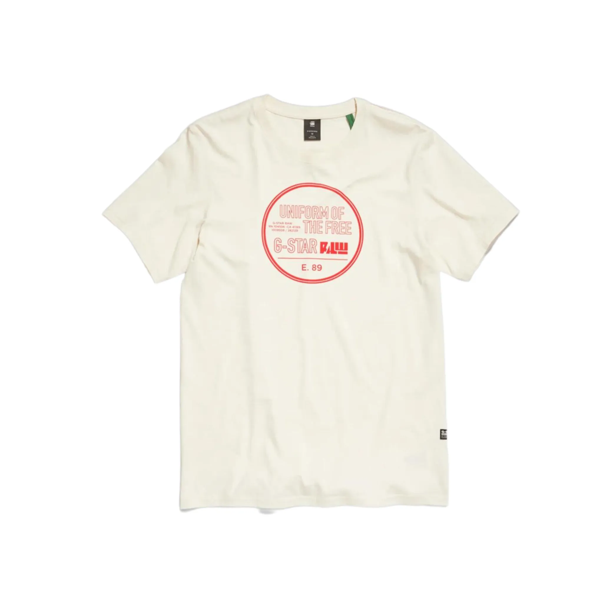 G-Star RAW Chest Graphic Slim T-shirt (Off White)