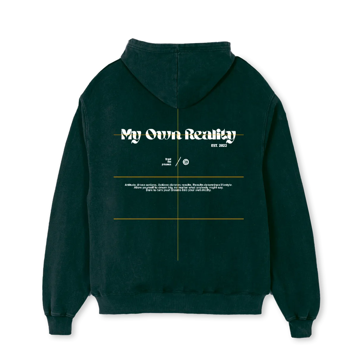 GRN HOODIE Wild Green Oversized Hoodie.