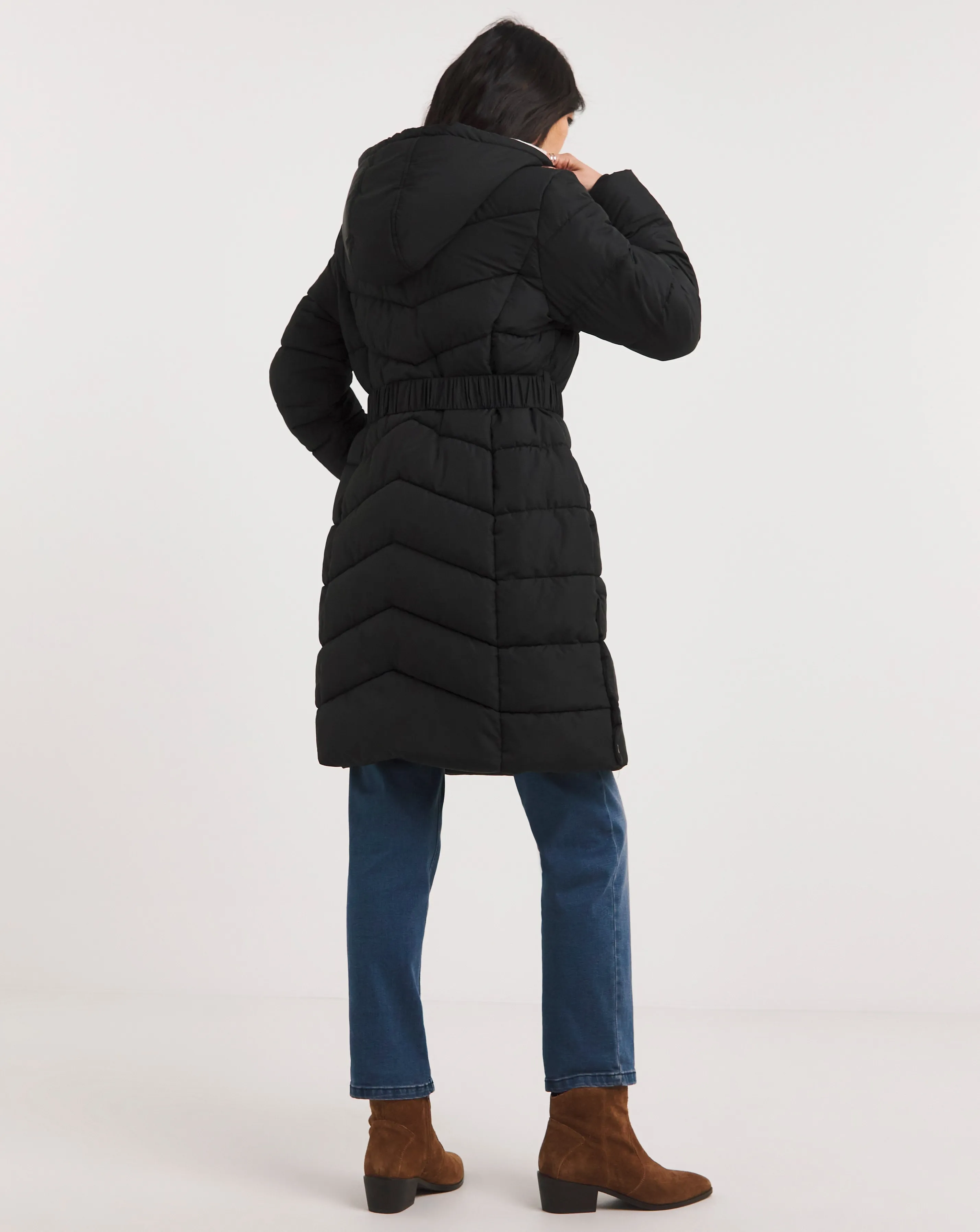 Julipa Belted Padded Coat