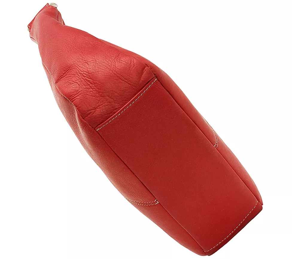 Le Donne Leather Side-Zip Shoulder Bag