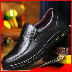 Leather Non-slip Sneakers Male Dress Shoes