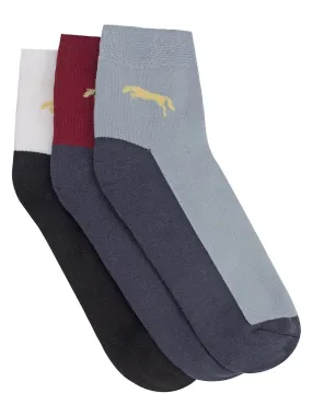 Men Pack of 3 Ankle length socks