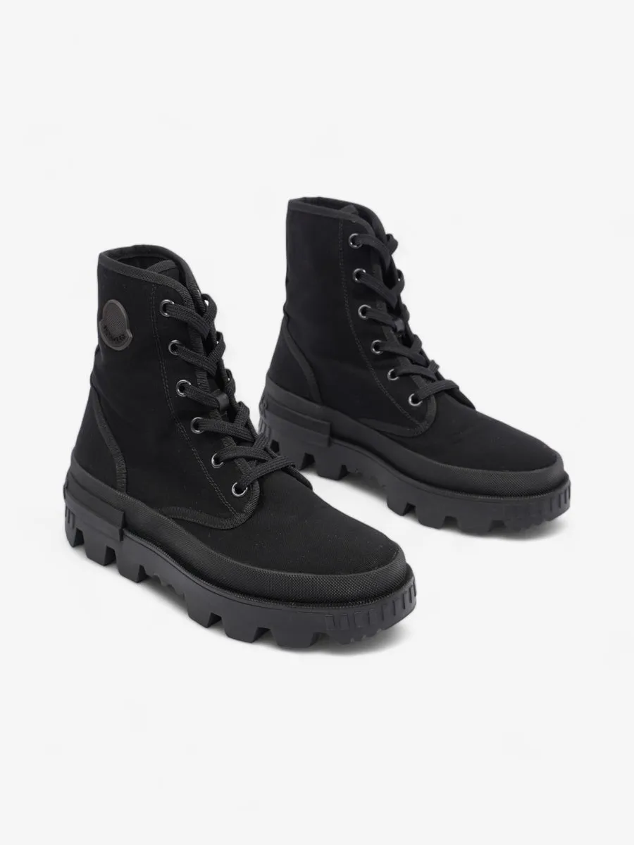 Moncler Pyla Boot Black Canvas EU 40 UK 7