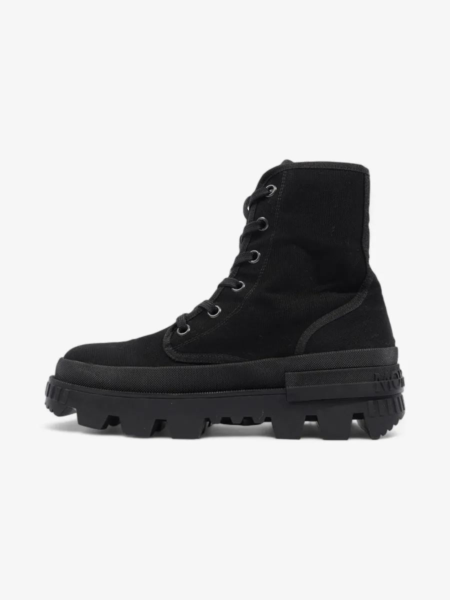 Moncler Pyla Boot Black Canvas EU 40 UK 7