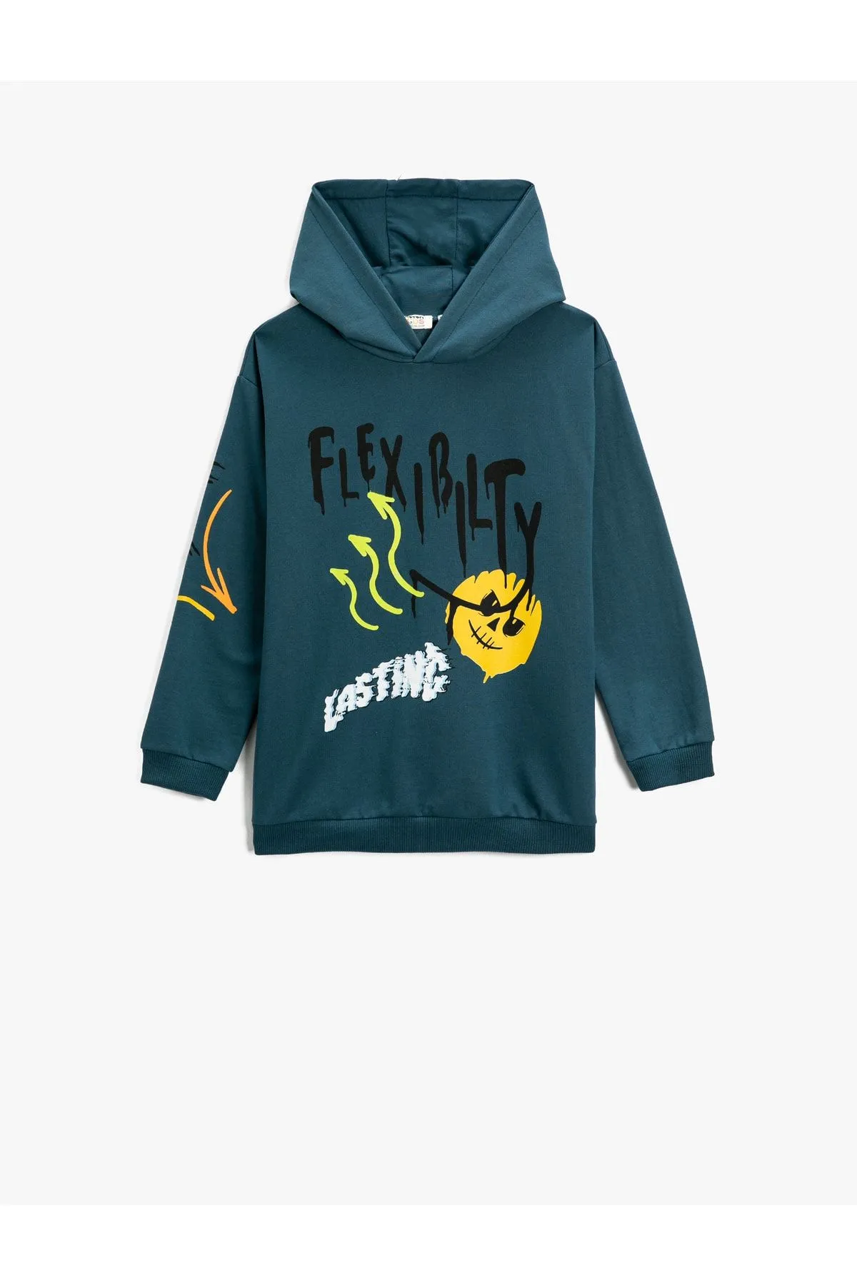 Printed Hooded Sweatshirt