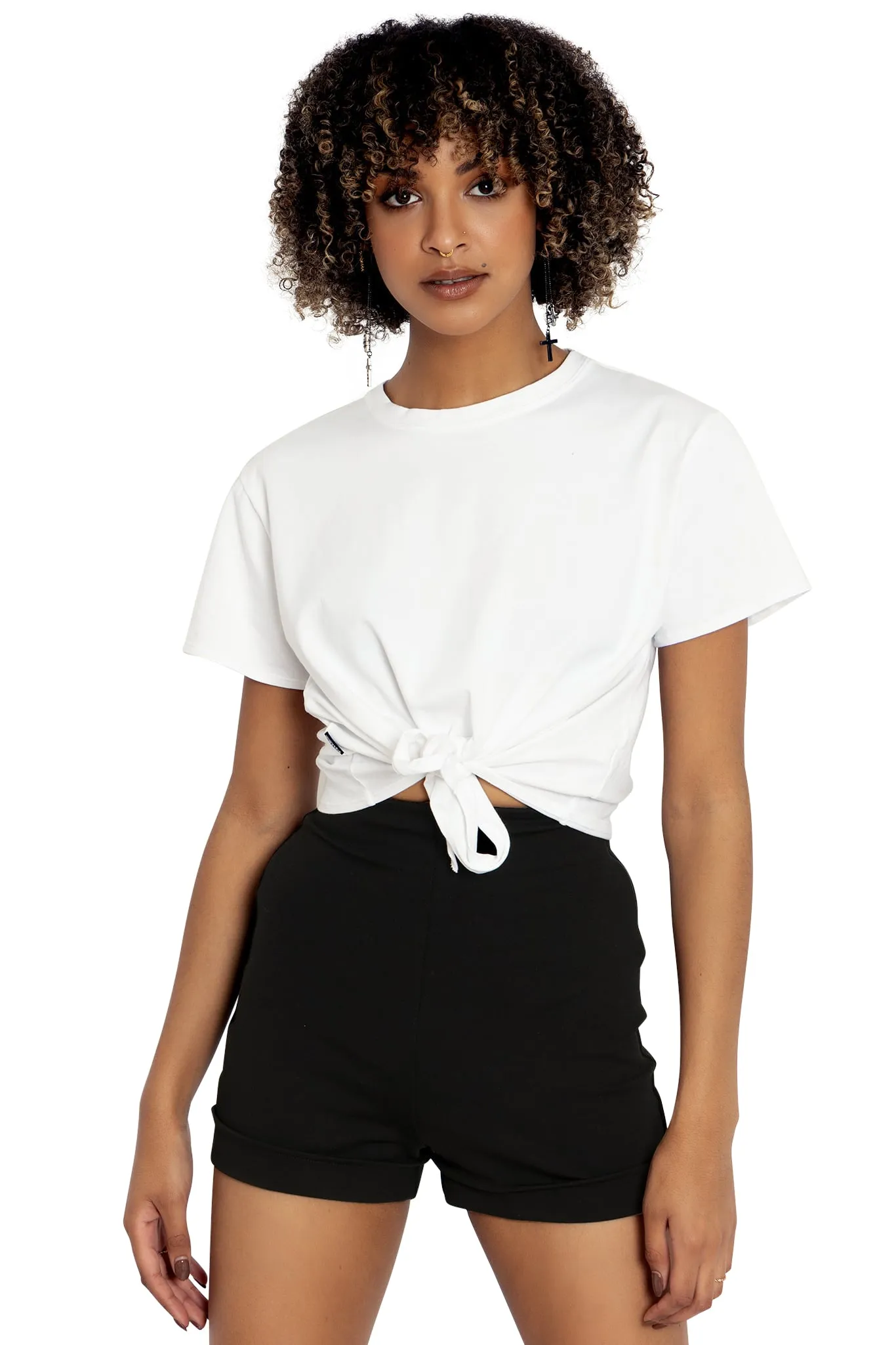 Push It Ponte Ultra High Waisted Shorts