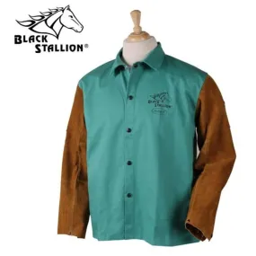 Revco Black Stallion FR Cotton/Split Cowhide Hybrid Jacket F9-30C/BS-3XL