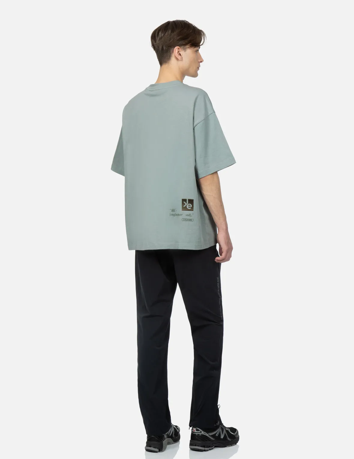 Seagull Embroidery and Logo Print T-Shirt