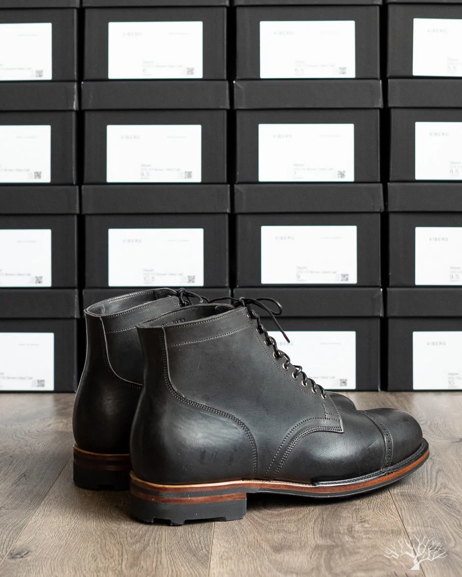 Service Boot - Black Waxed Horsebutt - 2030