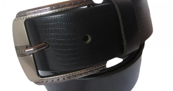 SNAKE SKIN DESIGN BROWN COLOR BELT