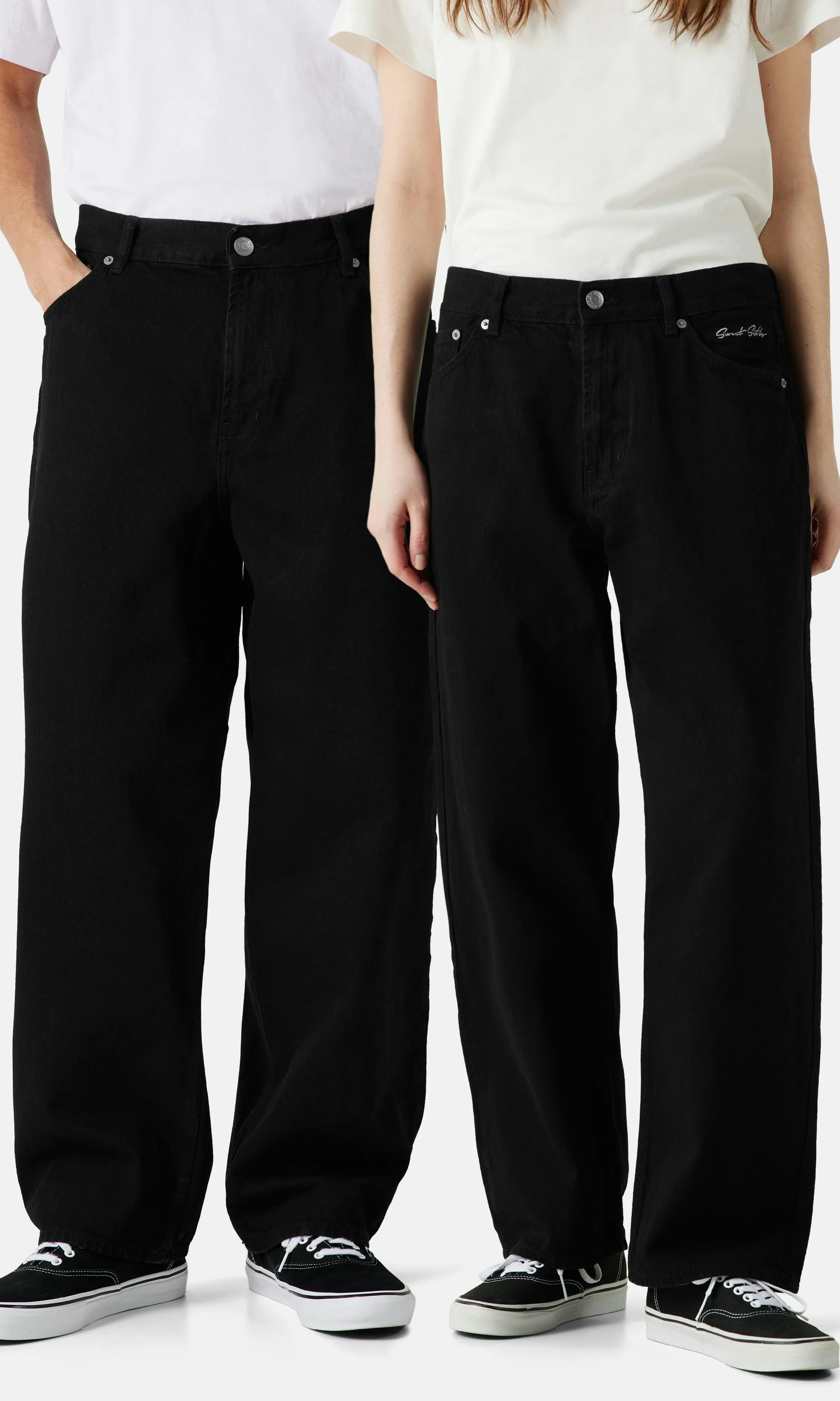SWEET SKTBS Big Skate Jeans Black | Unisex | Junkyard