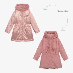 Teen Pink Reversible Coat