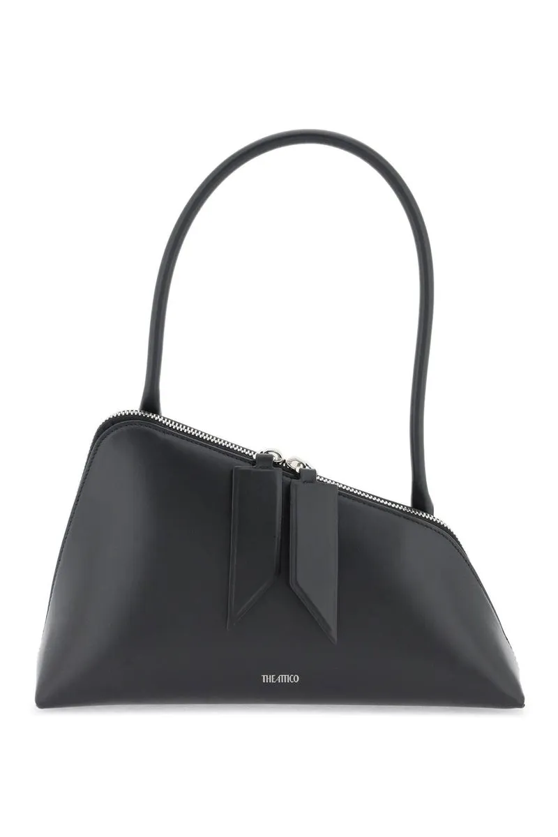 The Attico    The Attico Leather Sunrise Shoulder Bag