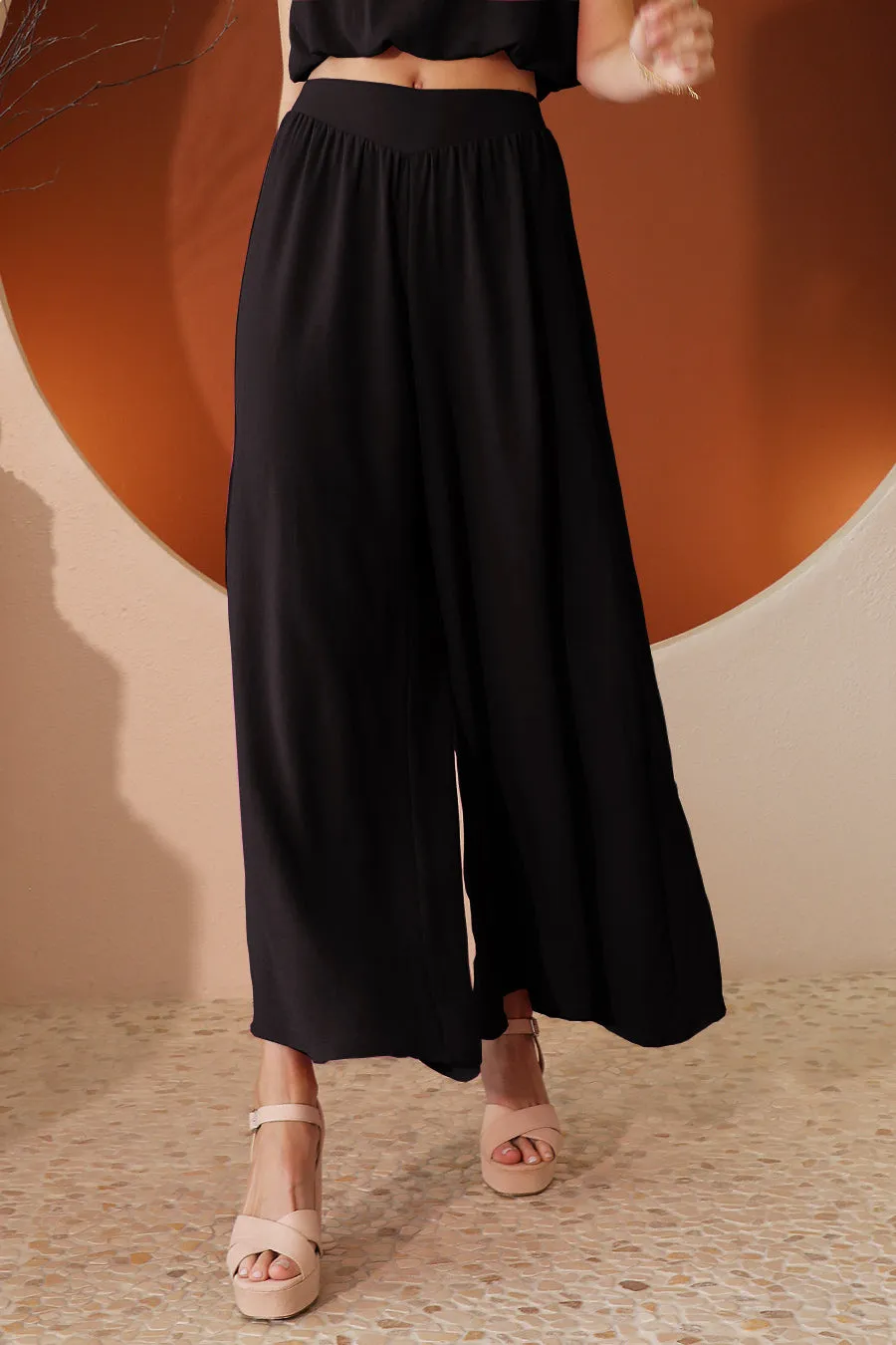 Tyche  Wide Leg Swing Pants