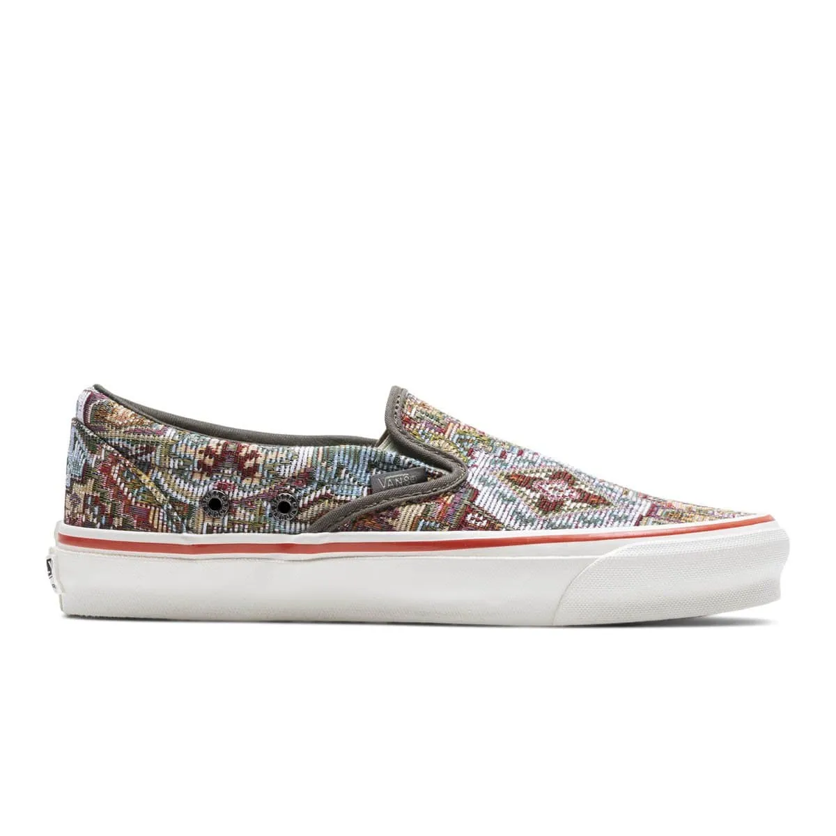 x Nigel Cabourn CLASSIC SLIP-ON LX Carpet Green Mix